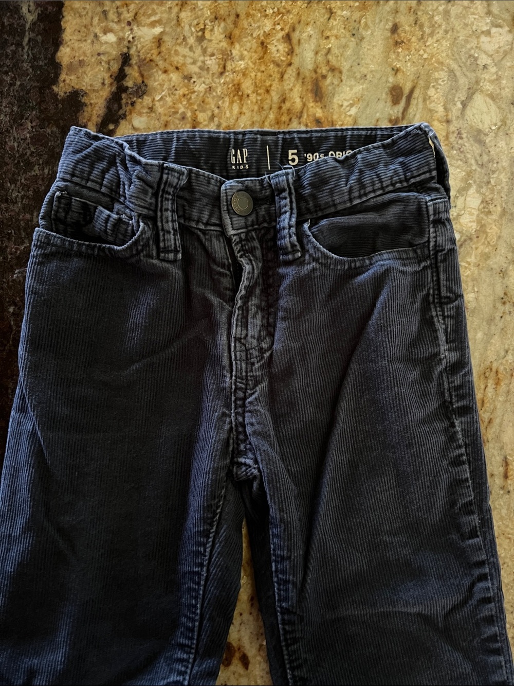 GAP Kids Dark Blue Corduroy Pants